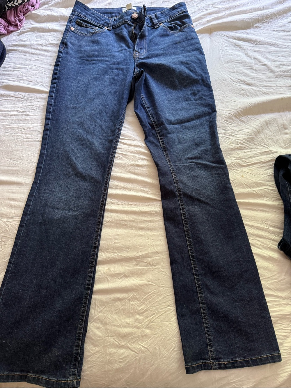 Maurices Dark Blue Flare Jeans